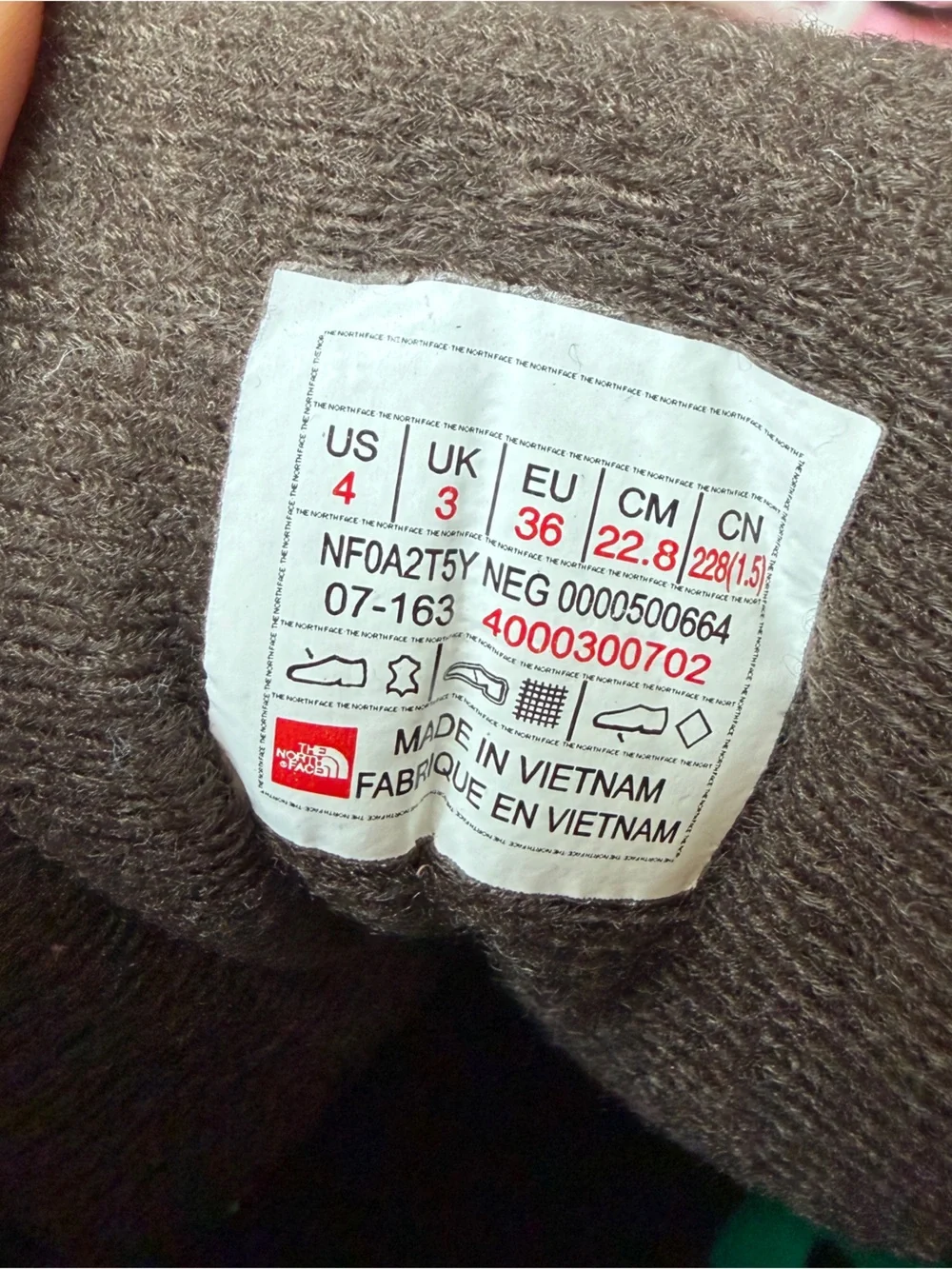 The North Face junior ballard Waterproof hiking boots